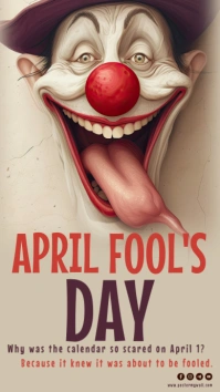 April Fool's Day Instagram Story template