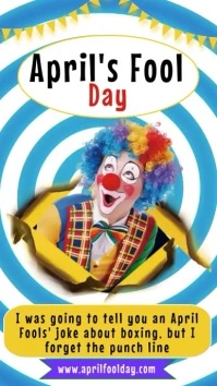 April Fool's Day Instagram Story template