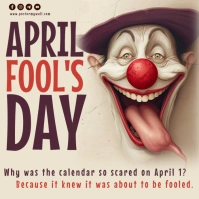 April Fool's Day Wpis na Instagrama template