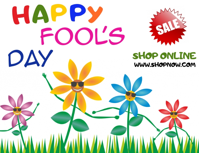 April Fool's Day Flyer Template 传单(美国信函)