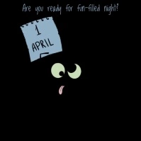 April Fool's Day Template Square (1:1)