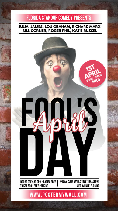 April Fool's Day Historia de Instagram template