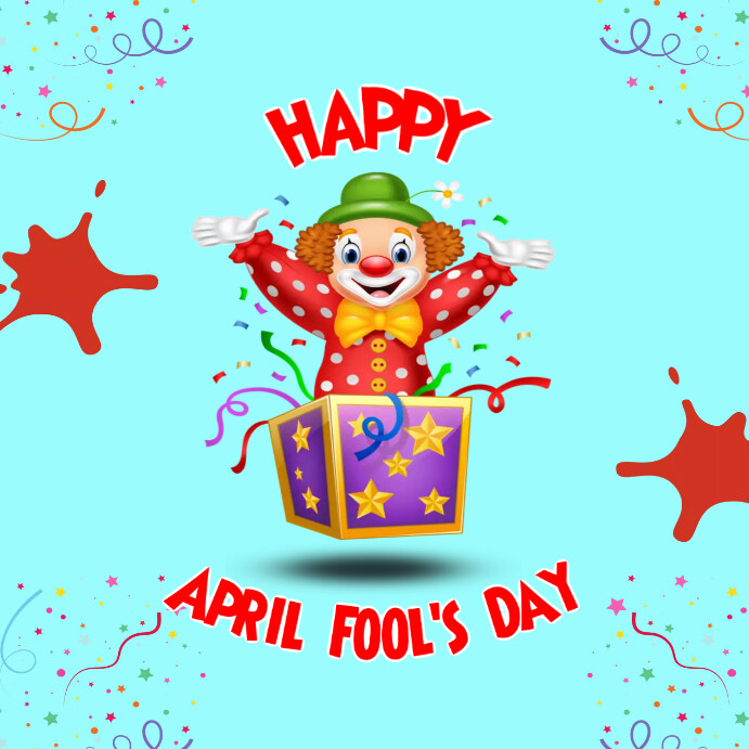 April Fool's Day Instagram Post Wpis na Instagrama template