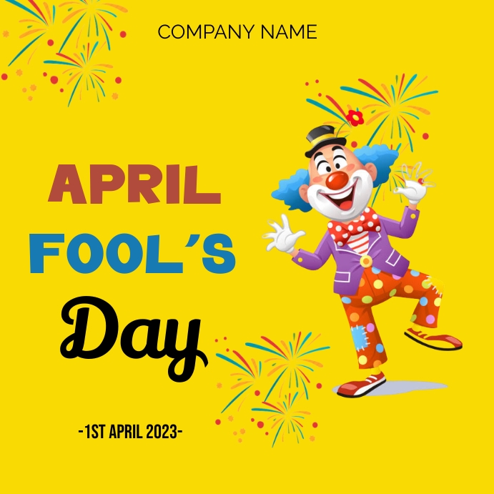 April Fool's Template | PosterMyWall