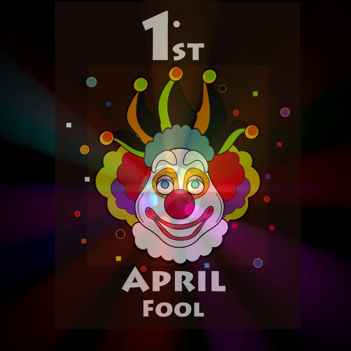 April fool, event,wish Instagram Post template