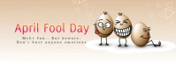April fool day Facebook Cover Photo template