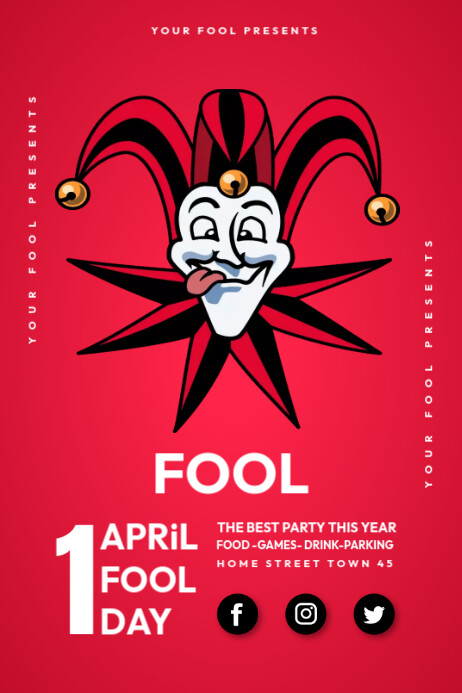 April Fools Document April fool Template | PosterMyWall