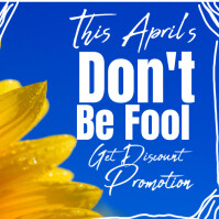 April fool post design template