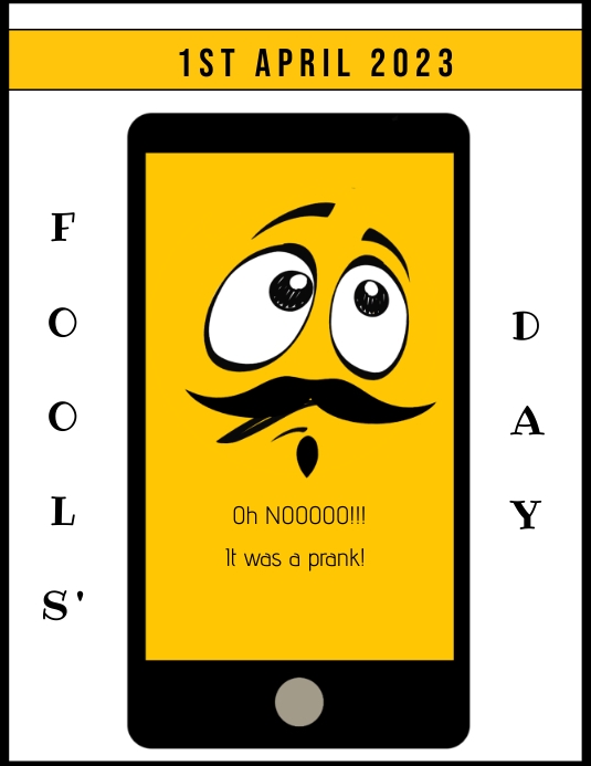 april fools' day template design PosterMyWall