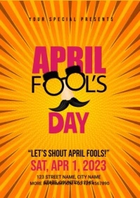 April Fools Day A4 template