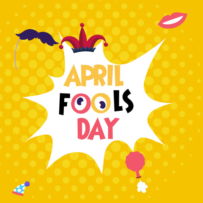 April Fools Day Post Instagram template