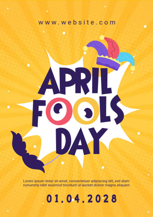 April Fools Document April Fools Day Template | PosterMyWall