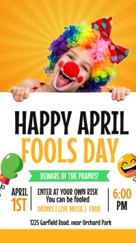 april fools day Instagram Story template