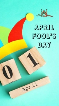 April Fools Day Template Instagram Story