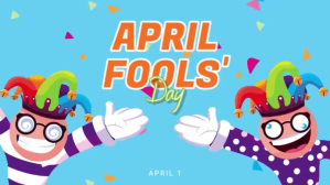 April Fools Day Video Greetings Template Digitalt display (16:9)