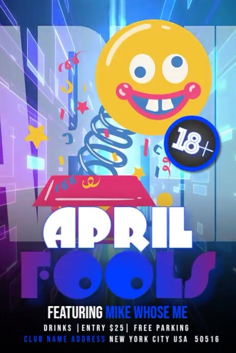 April Fools Document April Fools Template | PosterMyWall