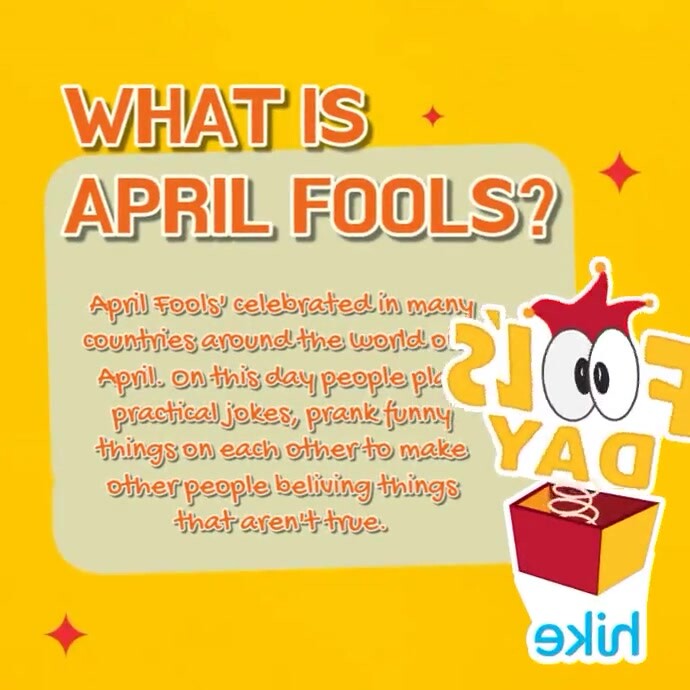 April Fools Facts Template | PosterMyWall