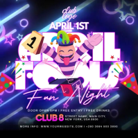 April Fools Fun Night Pos Instagram template