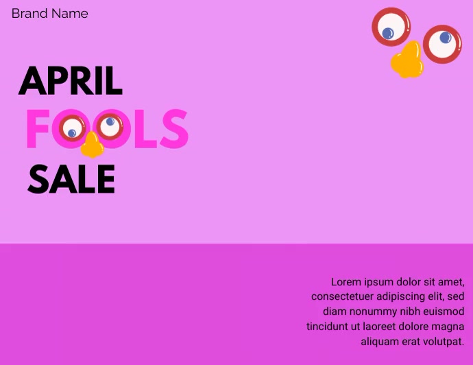 April Fools Template PosterMyWall