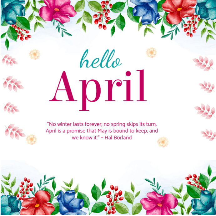 April greetings design template | PosterMyWall