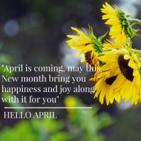 april new month flyer Template | PosterMyWall