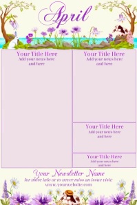 April Newsletter Template | PosterMyWall