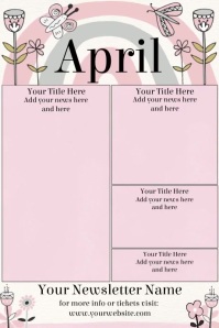 Orange Business Newsletter Design Template | PosterMyWall
