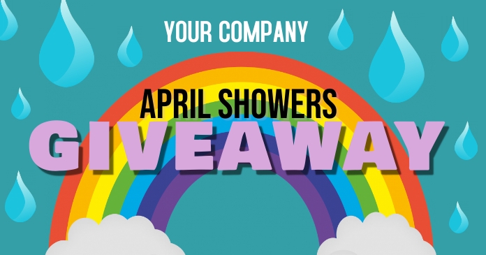 April Shower's Giveaway Facebook Shared Image template
