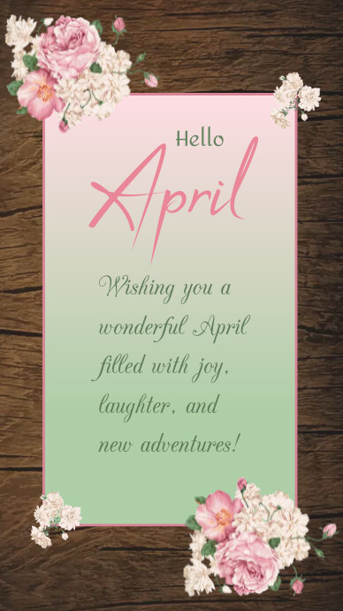 Copy of April Template | PosterMyWall