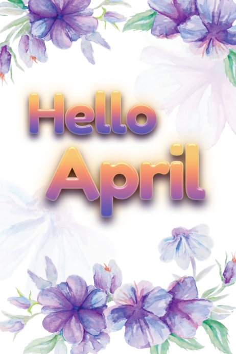 April Template PosterMyWall