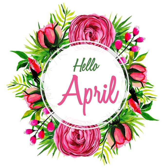 April Layout Plantilla de April Template | PosterMyWall