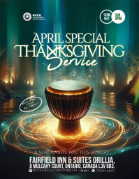APRIL THANKSGIVING Flyer (format US Letter) template