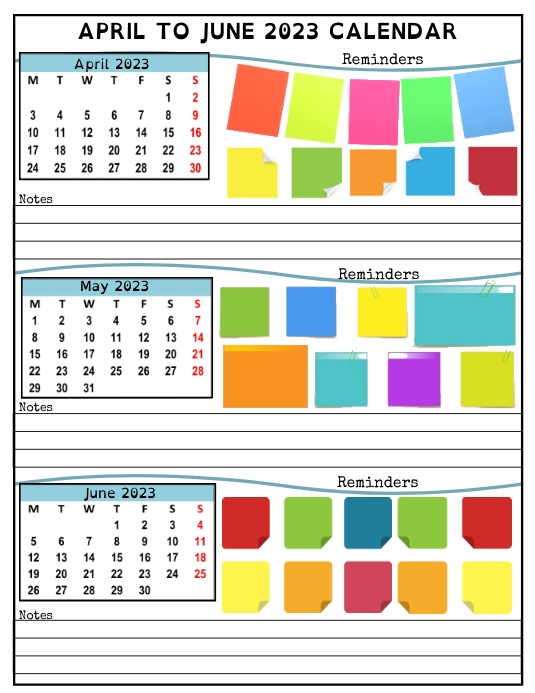 Copy Of April To June 2023 Calendar With Reminders PosterMyWall copy-of-april-to-june-2023-calendar-with-reminders-postermywall