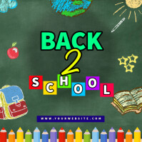 Aqua 3d Back To School Pos Instagram Iphosti le-Instagram template