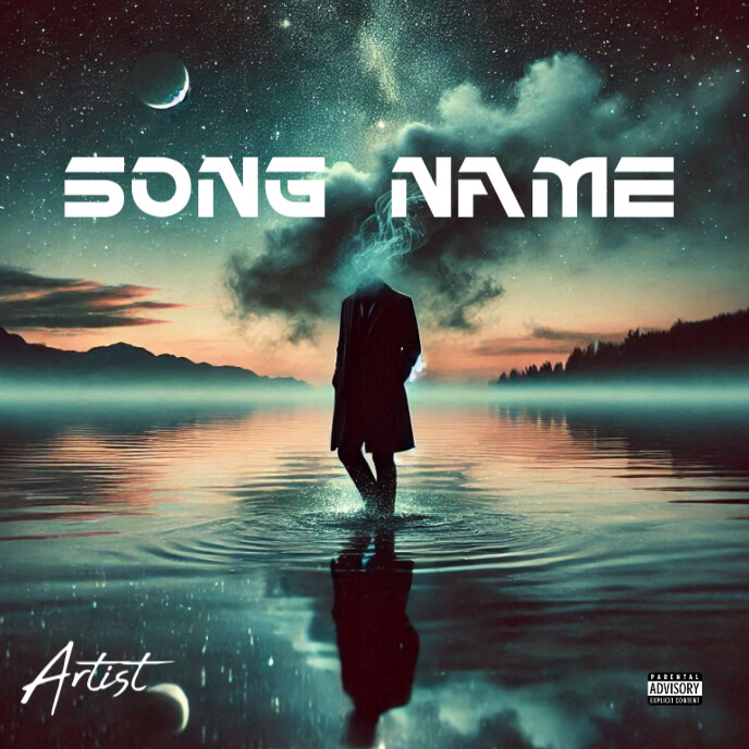 Aqua Best Cover Album Music Art Trap Mixtape Rap Album Cover Template ...