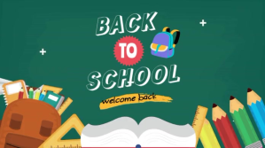 Turchese Aqua Ceria Back To School Pos Twitter Twitter-Beitrag Template