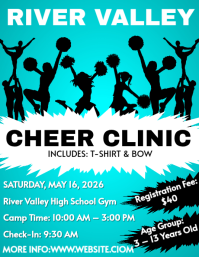 Aqua Cheer Clinic Flyer (us Letter) Iflaya (Incwadi ye-US) template