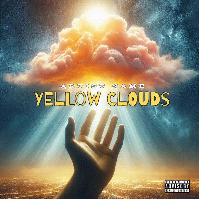 Aqua  Clouds Album Music Art  Album Cover Capa de álbum template