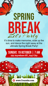 Spring party invitation template design | PosterMyWall