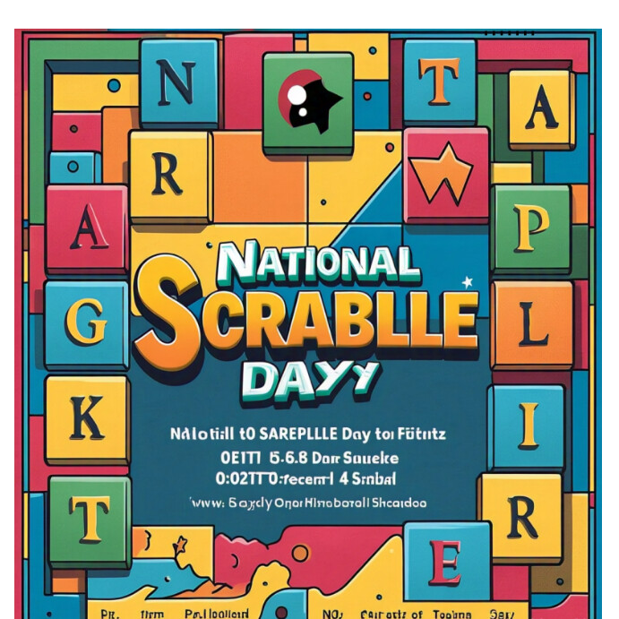 National Scrabble Day Template | PosterMyWall