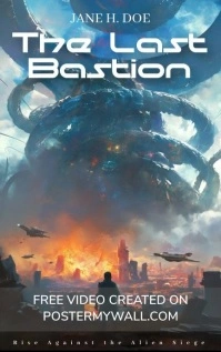 Aqua Illustrative Sci Fi Science Fiction  Kin Kindle/Book Covers template