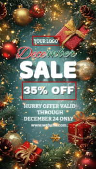 Aqua Joyful 🎄 December Mega Sale – 35% Off Everything! Business Card template