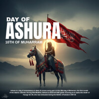 Aqua Joyful Day Of Ashura Instagram Post template
