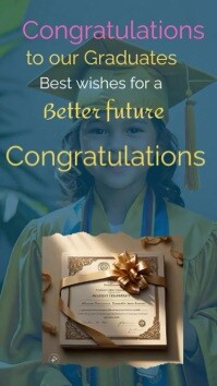 Graduation Instagram Reel Template | PosterMyWall