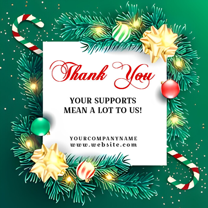 Aqua Joyful Green Background Pastel Thank You Instagram Post Template ...