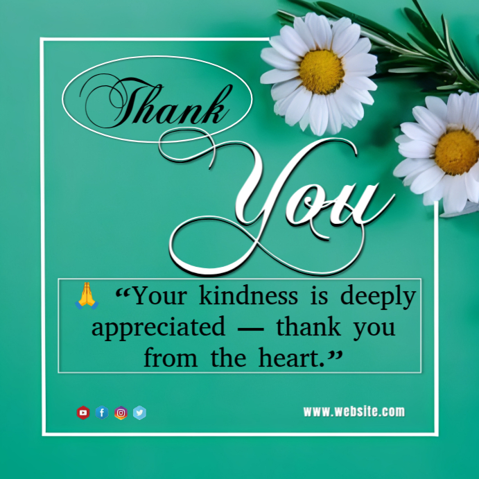 Thank You Instagram Ad Template | PosterMyWall