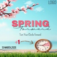 Spring Forward Templates Spring forward template | PosterMyWall