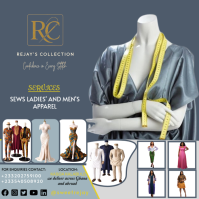 Aqua Maximalist Business Template Fashion Designer Square (1:1)