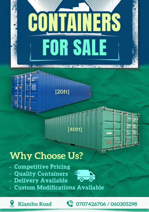 Aqua Maximalist Containers For Sale A1 template