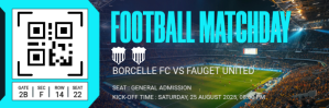 Aqua Maximalist Football Match Day Twitter Banner Twitter-Kopfzeile template